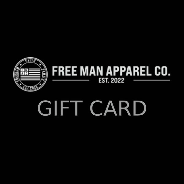 Free Man Apparel gift card