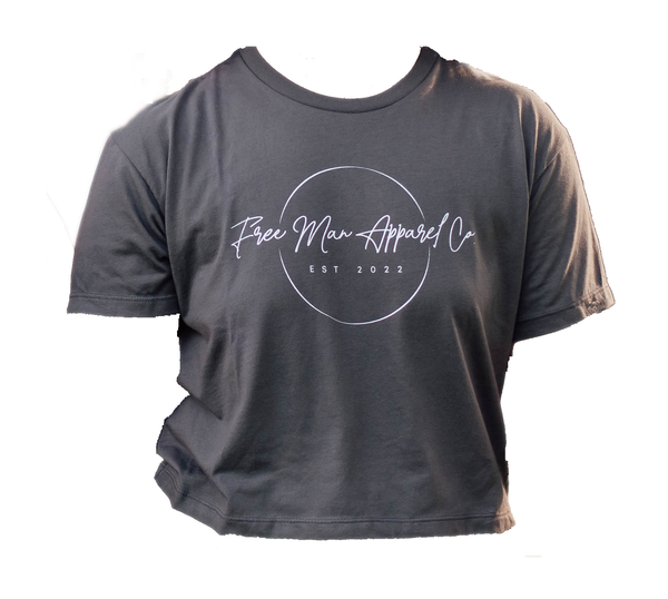 Women’s Cursive FMAC Crop in Grey