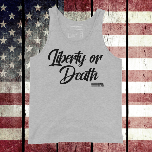 Liberty or Death Black Logo Tank Top