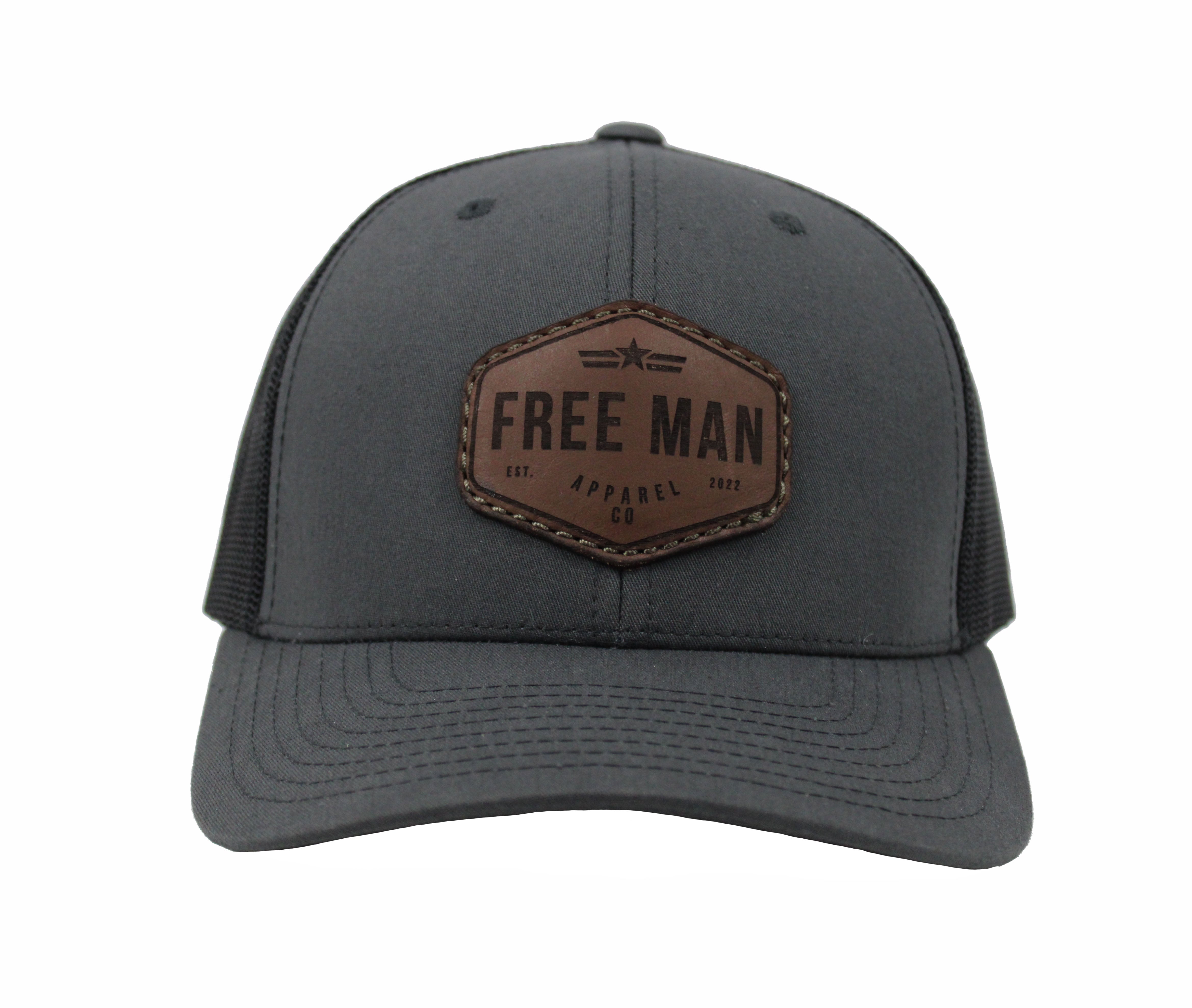 The Founder Retro Charcoal in Apparel – Free Man Trucker