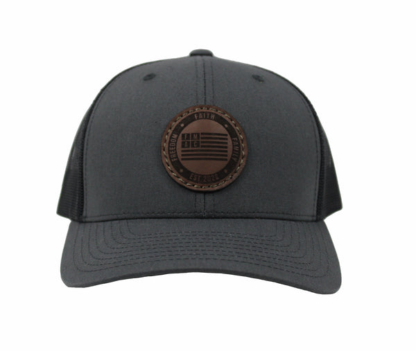 The Principle Retro Trucker in Charcoal